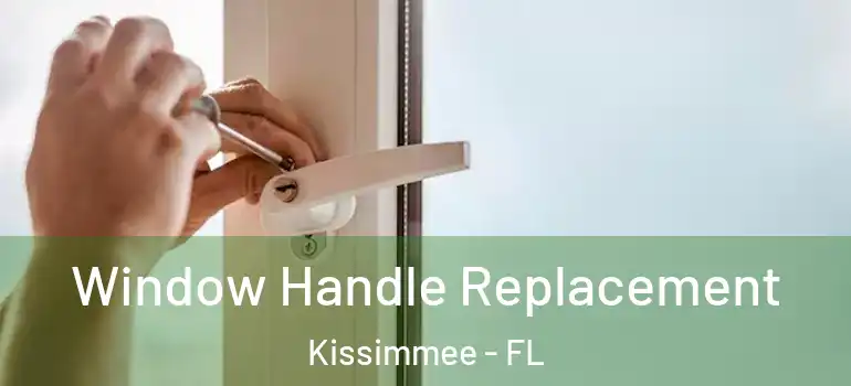  Window Handle Replacement Kissimmee - FL